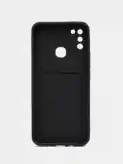 Синий чехол  INFINIX HOT 10 PLAY, HOT 11 PLAY с отделением для пластиковой карты