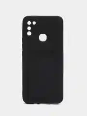 Черный чехол  INFINIX HOT 10 PLAY, HOT 11 PLAY с отделением для пластиковой карты
