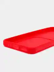 Красный чехол TECNO CAMON 18 / CAMON 18P с защитой камеры и карманом для пластиковой карты