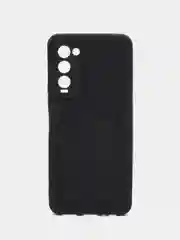 Черный чехол TECNO CAMON 18 / CAMON 18P с защитой камеры и карманом для пластиковой карты
