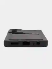 Черный чехол TECNO CAMON 18 / CAMON 18P с защитой камеры и карманом для пластиковой карты