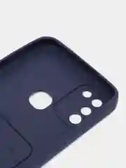 Синий чехол  INFINIX HOT 10 PLAY, HOT 11 PLAY с отделением для пластиковой карты