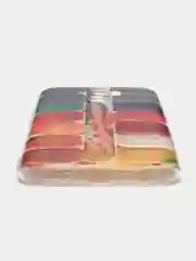 Бордовый силиконовый чехол на Xiaomi Redmi 9 / Сяоми Редми 9 прозрачный, с рисунком, защита камеры