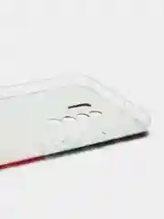 Бордовый силиконовый чехол на Xiaomi Redmi 9 / Сяоми Редми 9 прозрачный, с рисунком, защита камеры