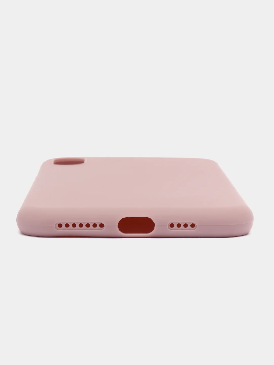 Бежевый чехол для Apple iPhone XS Max силиконовый