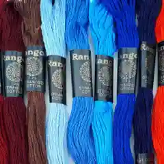 Бежевый нитки мулине Rangoli, набор 50 цветов