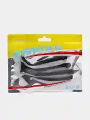 Черный приманка силиконовая для рыбалки, 3 D глаза, 10,5 см, 6,2 грамм
