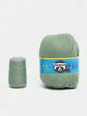 Приглушённый хаки пряжа пух норки/пряжа