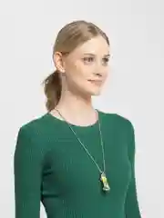 Бежевый кулон женский, стильный