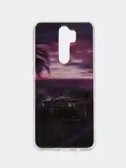 Пурпурный чехол для телефона Xiaomi Redmi Note 8, Note 8 Pro, Note 8T, 10, 9, 9C, 9A, с  рисунком