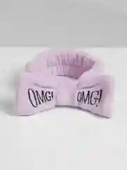 Конфетный повязка на голову OMG косметическая, мягкая с бантом