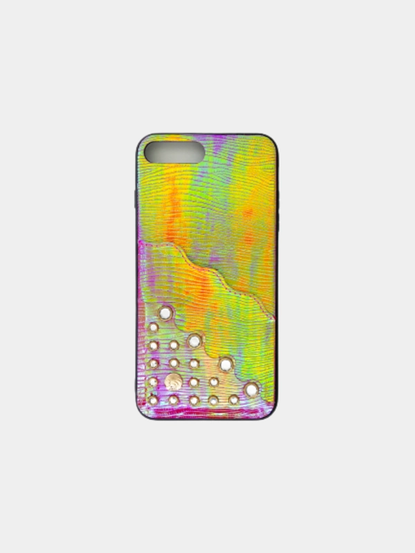 Чехол iPhone 6 / 6s / 7 / 8 / Se 2020 / 7 Plus / 8 Plus кожа,хамелеон,карман для карты