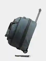 Зелёный хаки сумка на колесах К-06