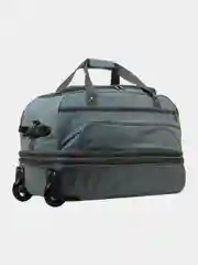 Зелёный хаки сумка на колесах К-06