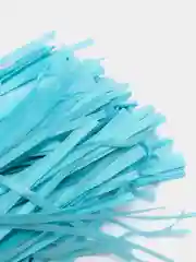 Лазурный бумажный наполнитель (стружка) тишью для подарков и подарочных коробок