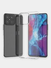 Чехол Honor X8, Хонор Х8 прозрачный, силиконовый