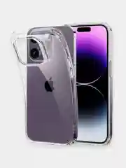 Чехол для iPhone 14, 14 Pro, 14 Plus 14 Pro Max, прозрачный, силиконовый