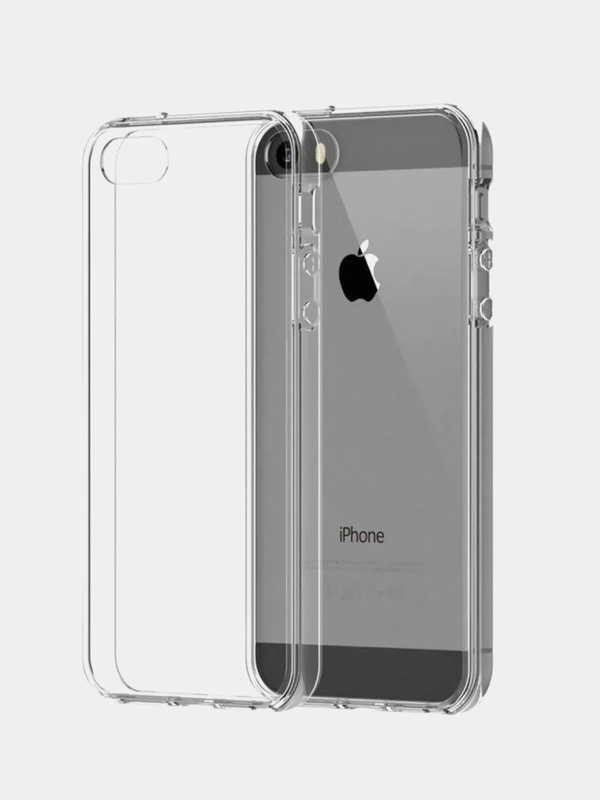 Чехол iPhone 5 5s se 2016 прозрачный силиконовый