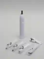 Белый электрическая звуковая зубная щетка 6 режимов 4 насадки SONIC TOOTHBRUSH X-3