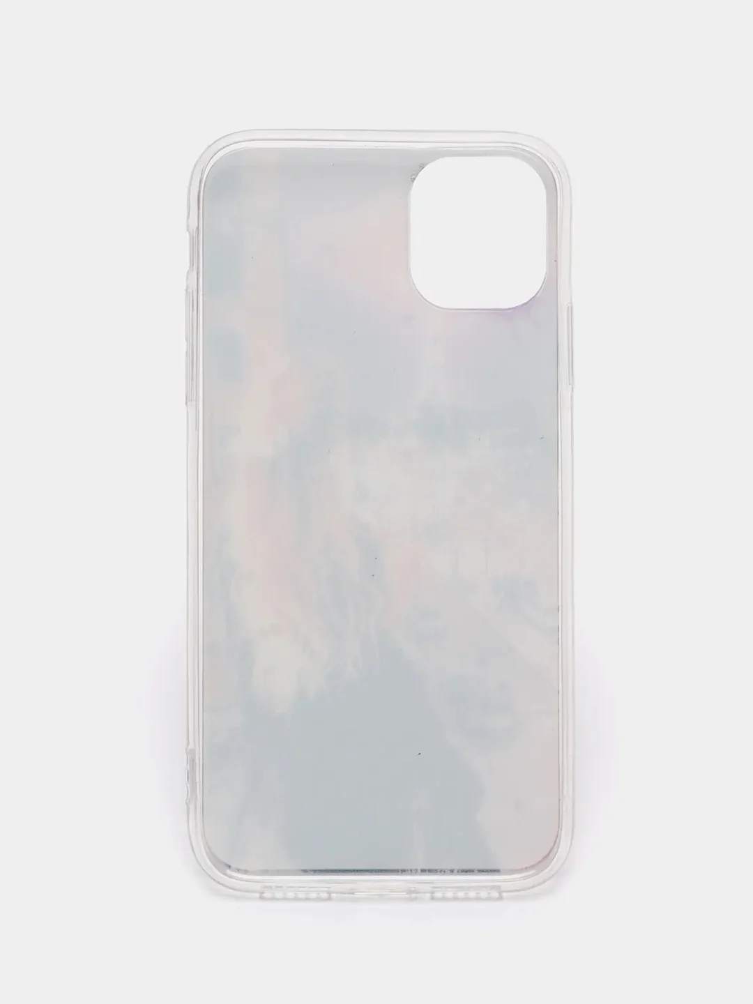 Синий меланж чехол Apple iPhone 11 чехол силиконовый с рисунком