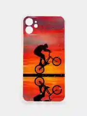 Кораллово-розовый чехол Apple iPhone 11 чехол силиконовый с рисунком