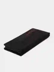 Черный чехол-книжка для Samsung A22 (5G) / Samsung A22s из нубука Super Creative