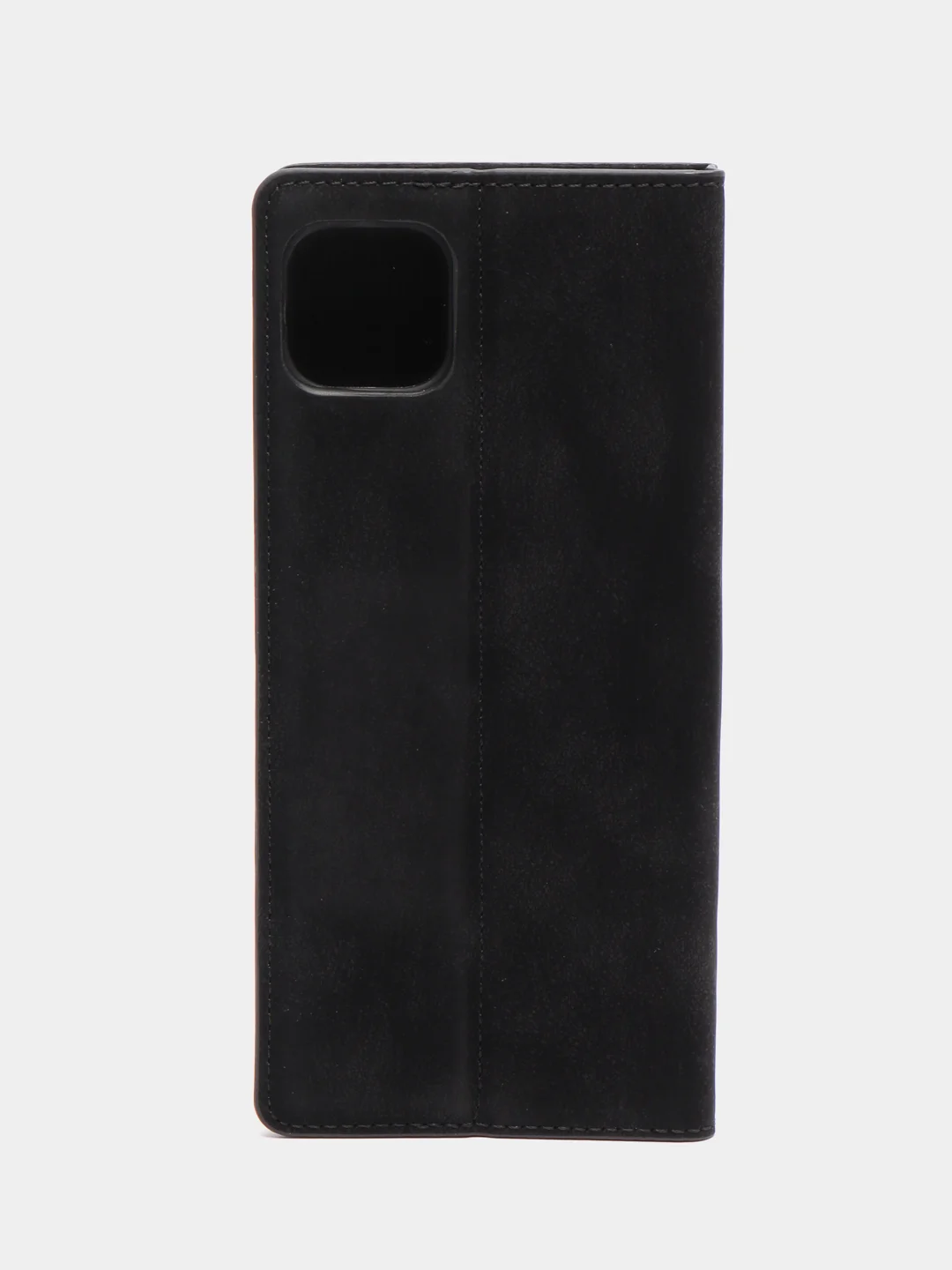 Черный чехол-книжка для Samsung A22 (5G) / Samsung A22s из нубука Super Creative