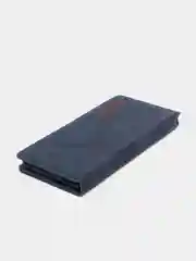 Темно-синий чехол-книжка для Samsung A22 (5G) / Samsung A22s из нубука Super Creative