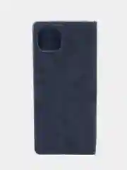 Темно-синий чехол-книжка для Samsung A22 (5G) / Samsung A22s из нубука Super Creative