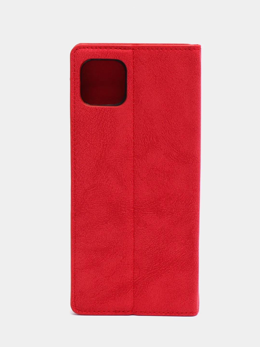 Красный чехол-книжка для Samsung A22 (5G) / Samsung A22s из нубука Super Creative