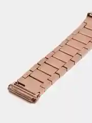 Розовый металлический ремешок для Huawei band 7 / Honor band 7 хуавей хонор ми банд бэнд