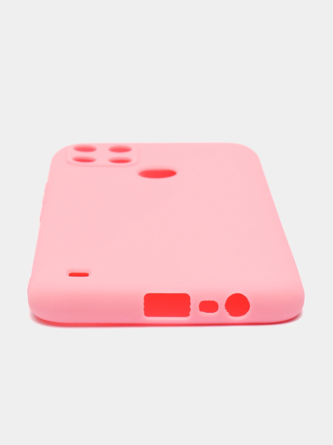 Розовый чехол для Realme C21Y, Realme С25Y ( Реалми С21Y, С25Y ) силиконовый, матовый