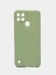 Лесной зеленый чехол для Realme C21Y, Realme С25Y ( Реалми С21Y, С25Y ) силиконовый, матовый