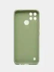 Лесной зеленый чехол для Realme C21Y, Realme С25Y ( Реалми С21Y, С25Y ) силиконовый, матовый