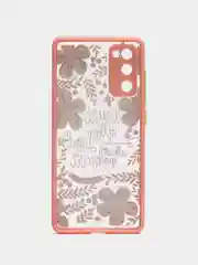 Кораллово-розовый защитный чехол Samsung S20FE