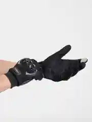 Черный мотоперчатки Suomy