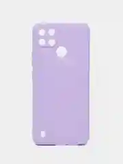 Сиреневый чехол для Realme C21Y, Realme С25Y ( Реалми С21Y, С25Y ) силиконовый, матовый