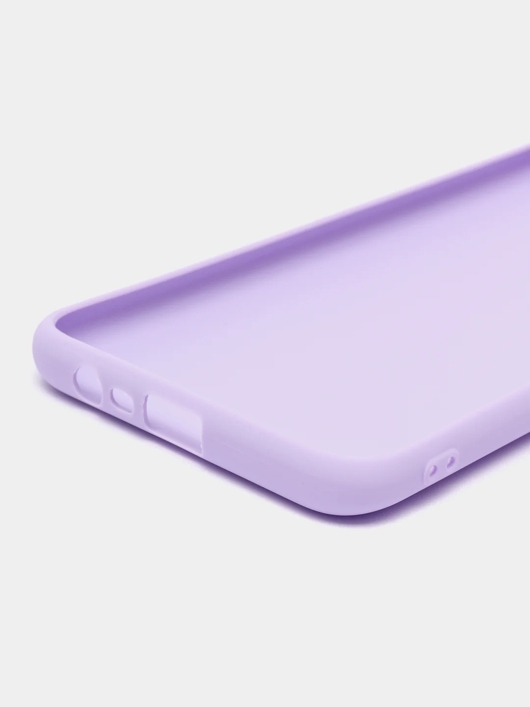 Сиреневый чехол для Realme C21Y, Realme С25Y ( Реалми С21Y, С25Y ) силиконовый, матовый