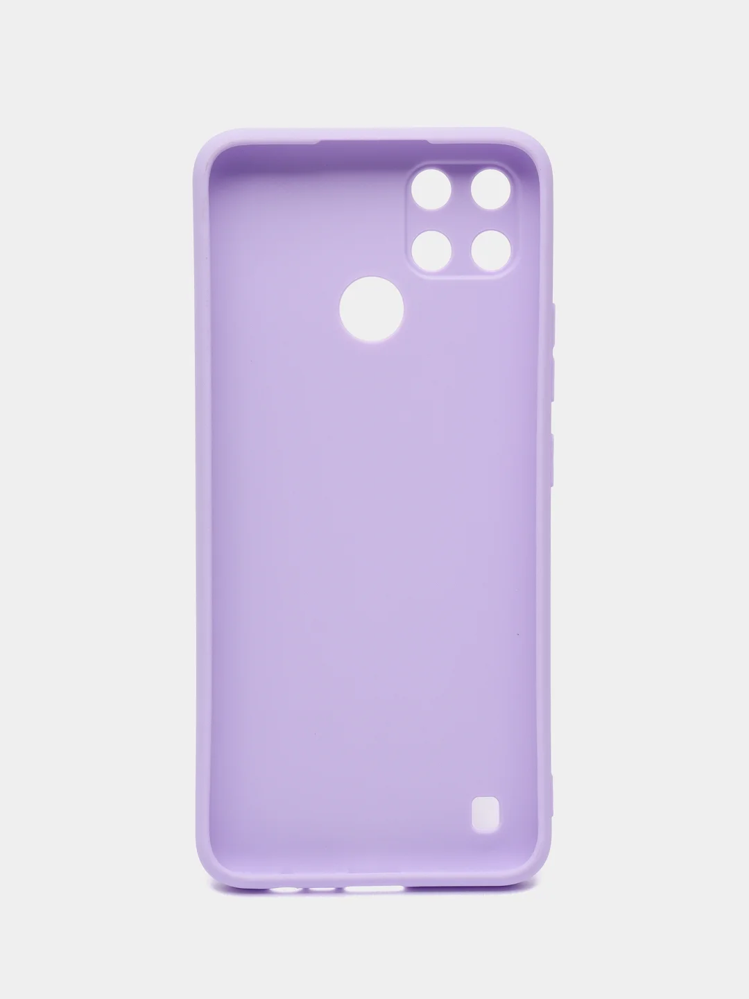 Сиреневый чехол для Realme C21Y, Realme С25Y ( Реалми С21Y, С25Y ) силиконовый, матовый