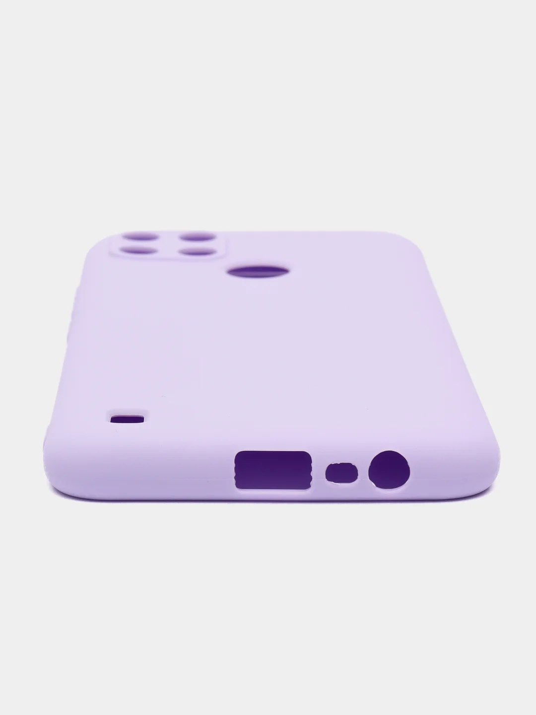 Сиреневый чехол для Realme C21Y, Realme С25Y ( Реалми С21Y, С25Y ) силиконовый, матовый