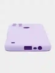 Сиреневый чехол для Realme C21Y, Realme С25Y ( Реалми С21Y, С25Y ) силиконовый, матовый