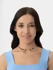Синий чокер на шею из бисера
