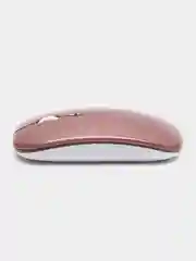 Розовый беспроводная бесшумная мышь, с подсветкой RGB