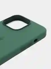 Зеленый чехол для Apple iPhone 13 Pro, Silicone Case MagSafe