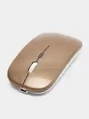 Золотой беспроводная бесшумная мышь, с подсветкой RGB