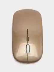 Золотой беспроводная бесшумная мышь, с подсветкой RGB