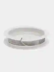Серебряный проволока для бисера, гибкая, средней жесткости