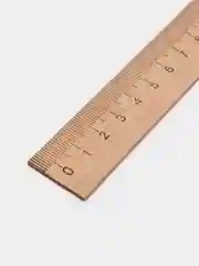 Линейка деревянная, 15 см
