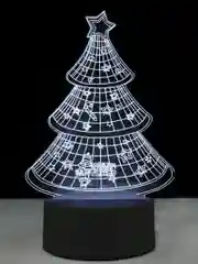 Зеленый светильник-ночник 3D, LED мишка, светодиодный