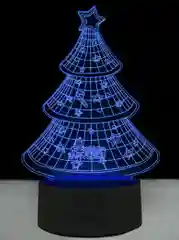 Зеленый светильник-ночник 3D, LED мишка, светодиодный